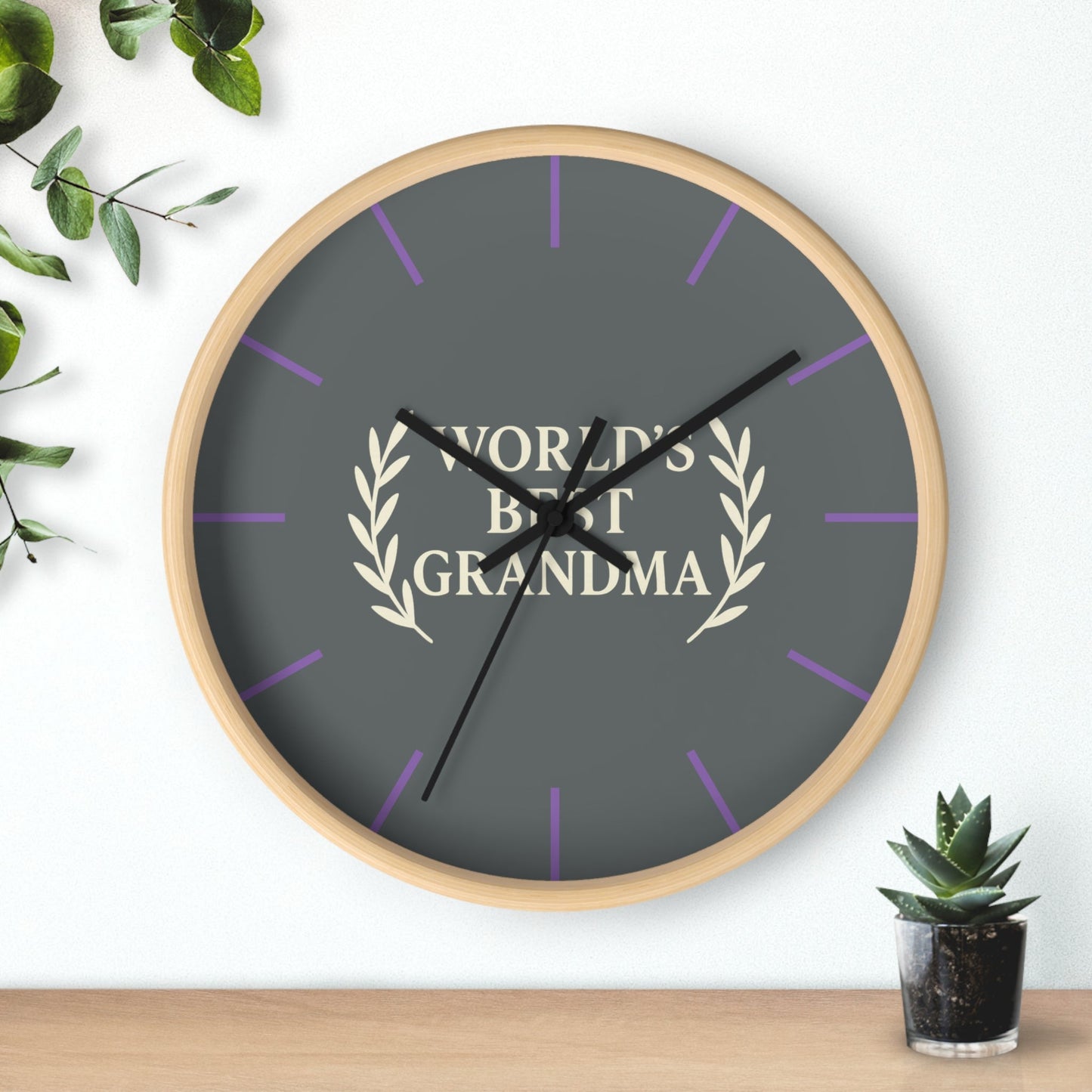 Best Grandma Wall Clock - Perfect Gift for Home Decor & Holidays! - Hearth&Hugz