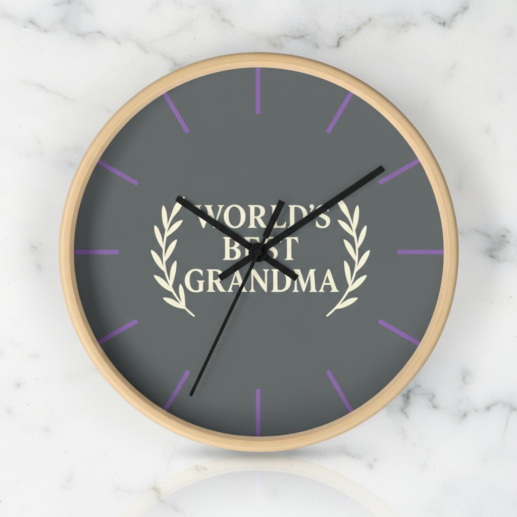 Best Grandma Wall Clock - Perfect Gift for Home Decor & Holidays! - Hearth&Hugz
