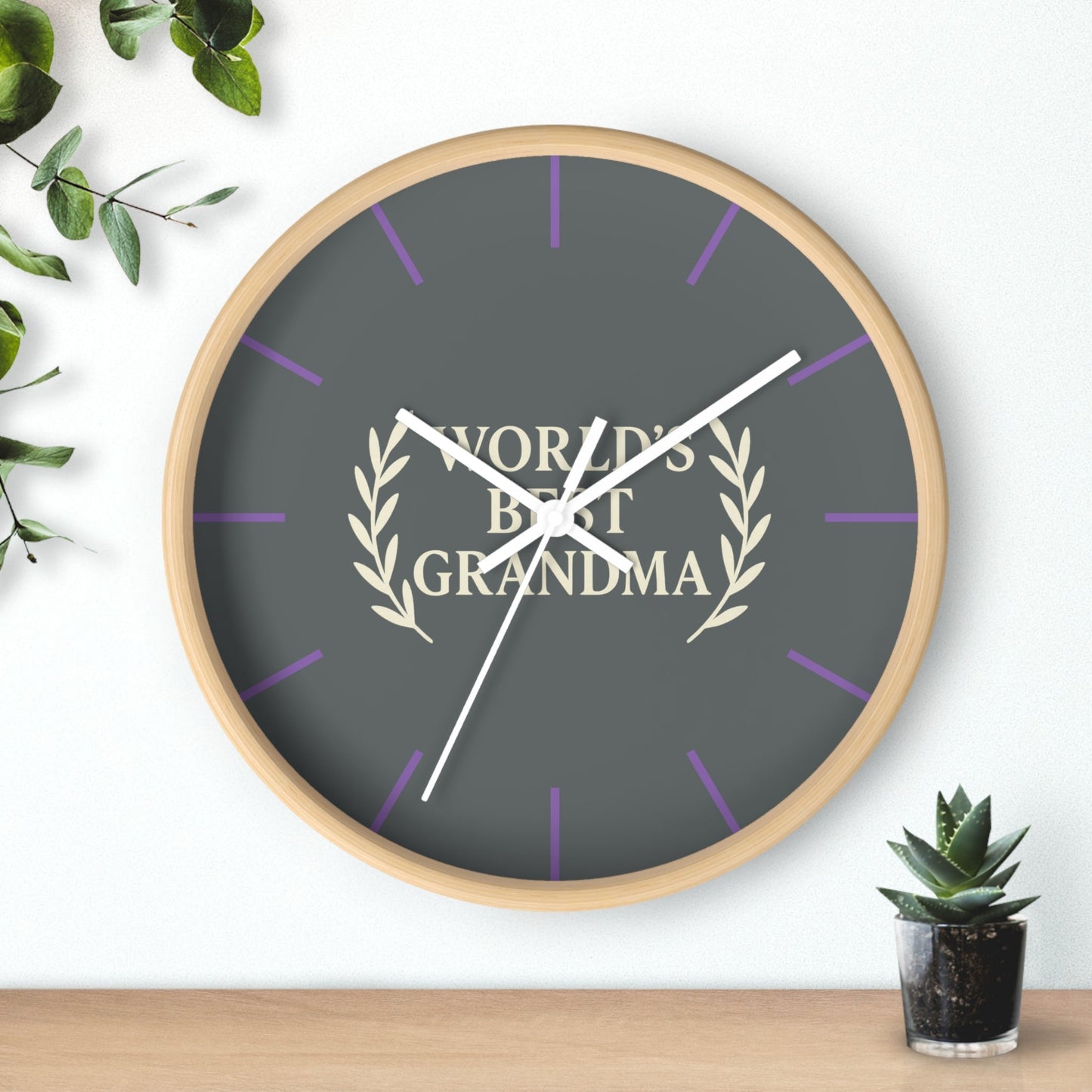 Best Grandma Wall Clock - Perfect Gift for Home Decor & Holidays! - Hearth&Hugz