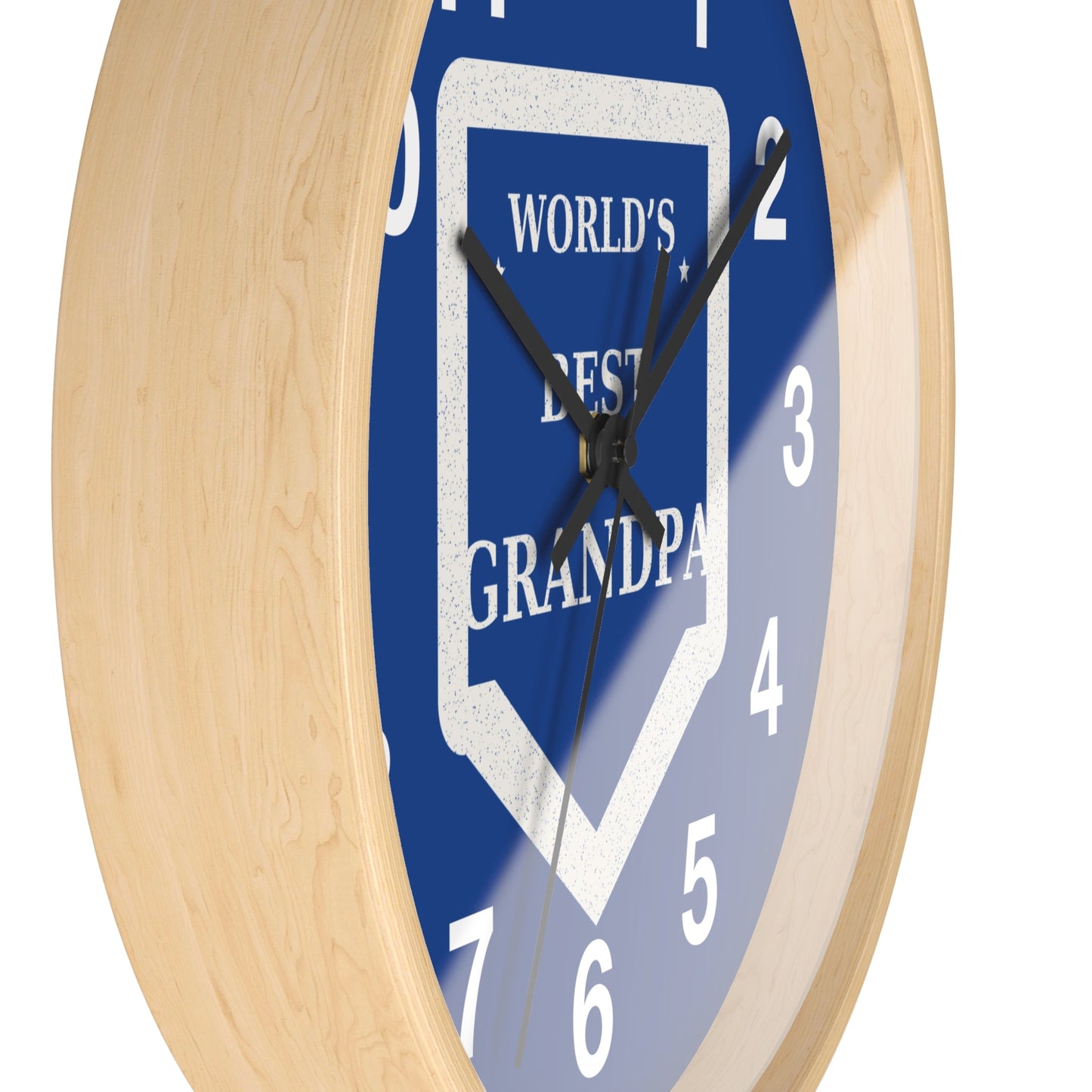 Personalized Grandpa Wall Clock - Perfect Birthday Gift & Home Decor - Hearth&Hugz