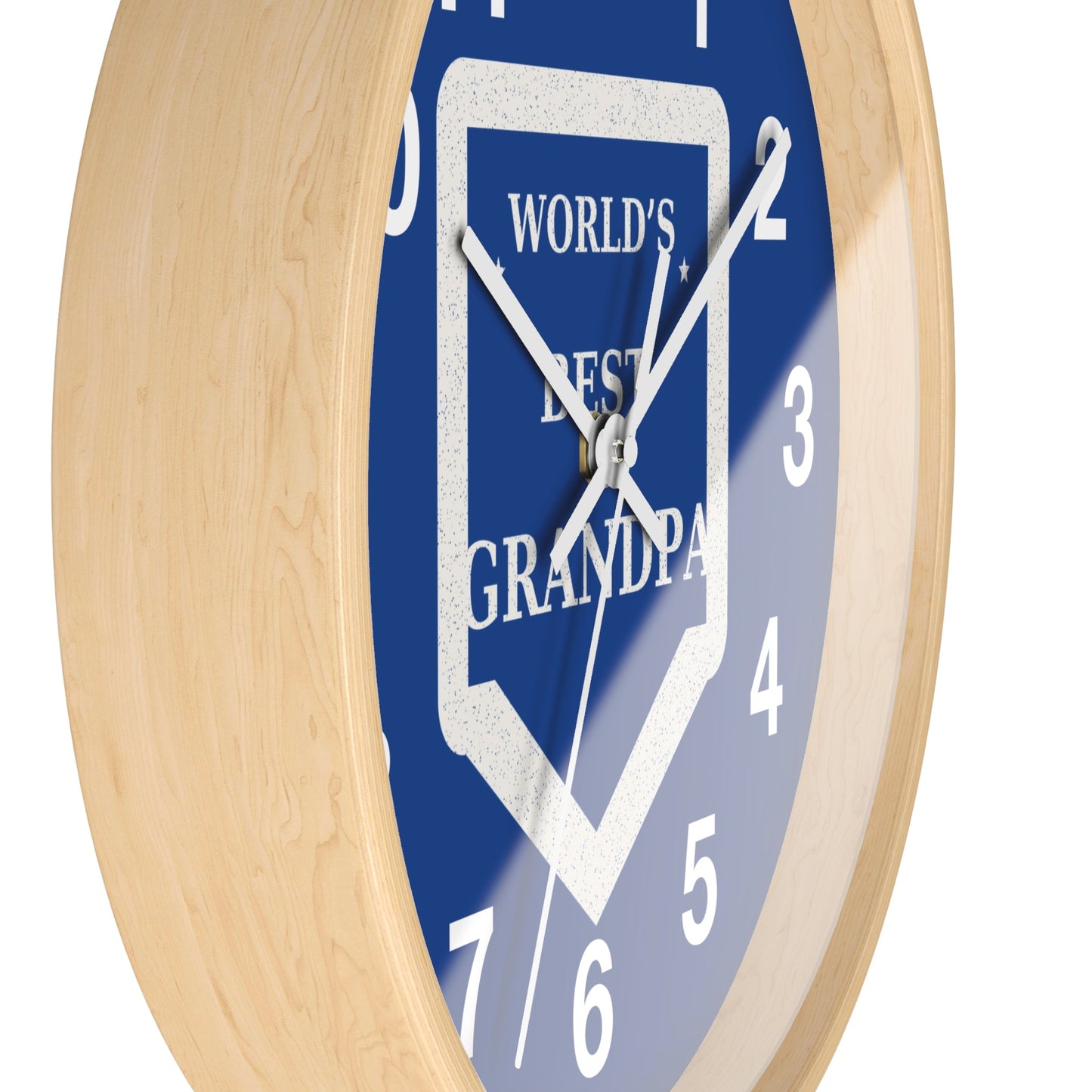 Personalized Grandpa Wall Clock - Perfect Birthday Gift & Home Decor - Hearth&Hugz