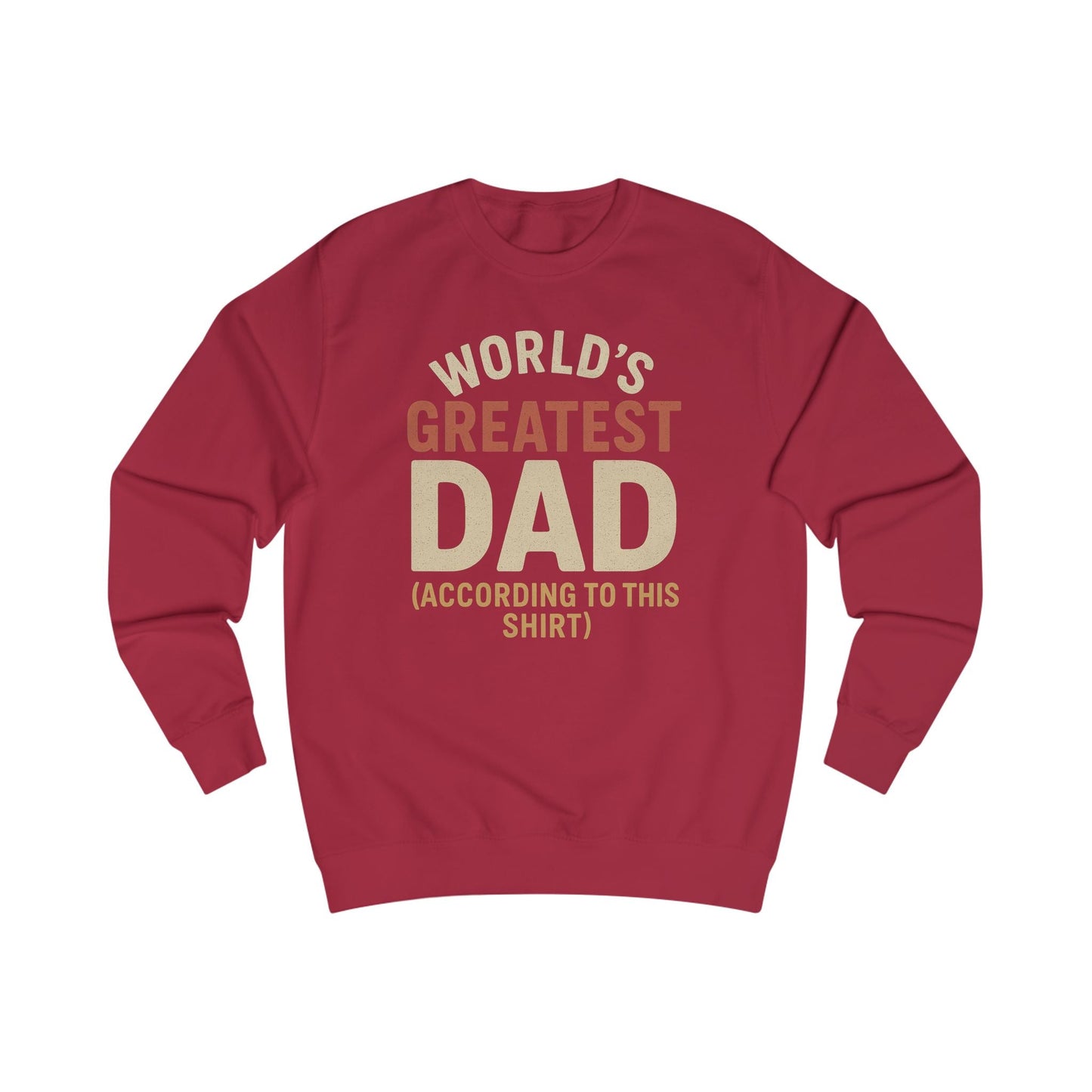 World's Greatest Dad Unisex Sweatshirt - Perfect Gift for Father's Day & Birthdays - Hearth&Hugz