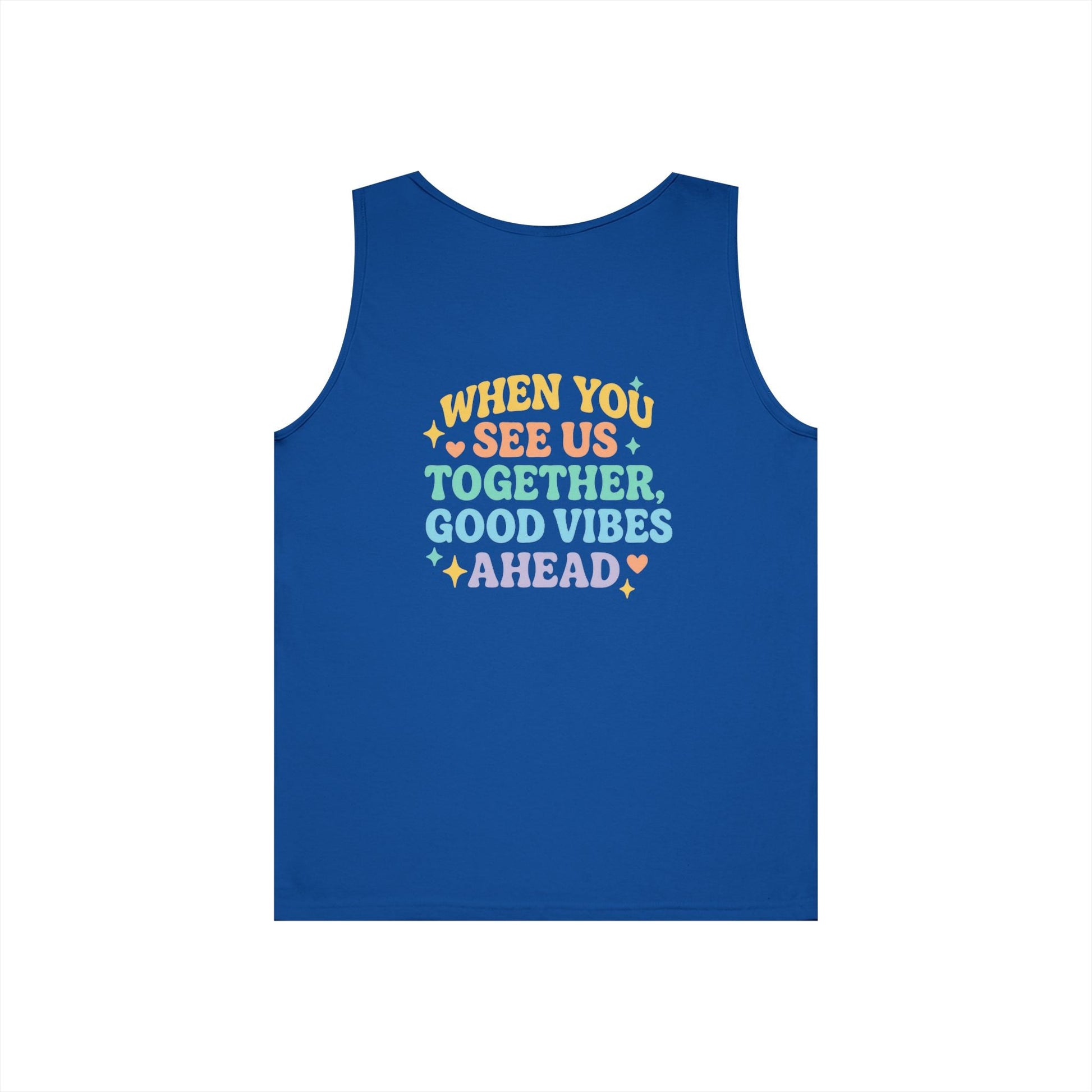 Angel & Devil Best Girls Tank — 'When You See Us Together, Good Vibes Ahead' Graphic Tank Top - Hearth&Hugz