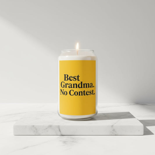 Best Grandma Scented Soy Candle, Unique Gift for Mom, Birthday Present - Hearth&Hugz