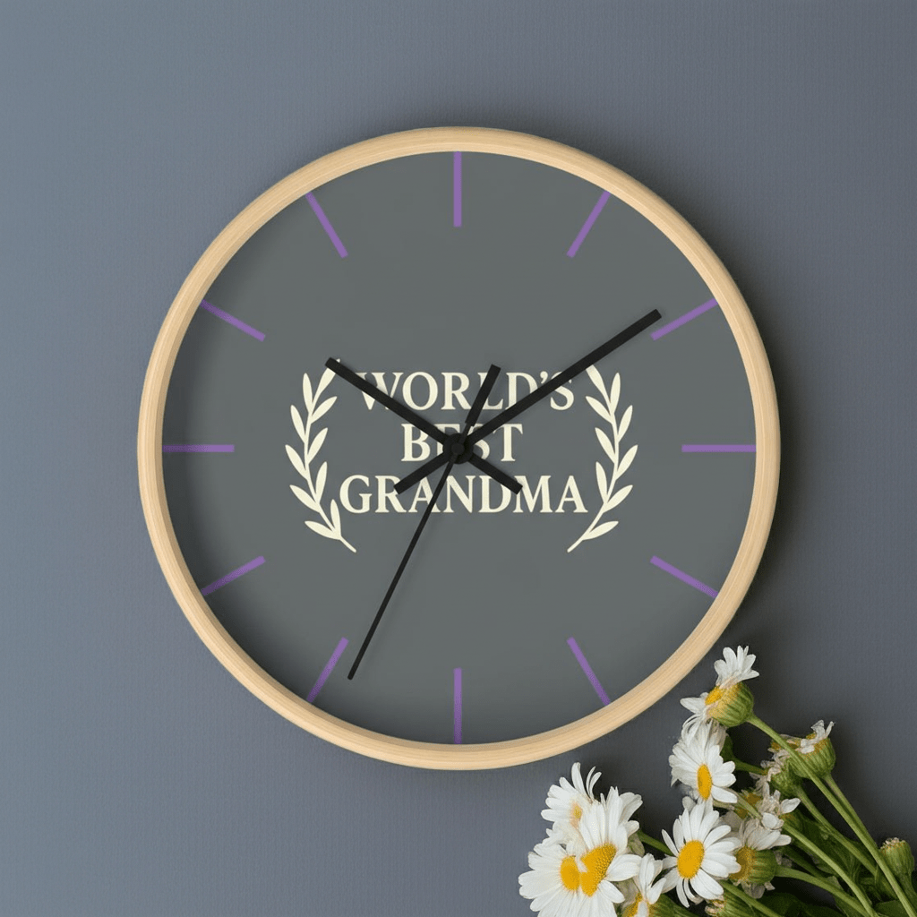 Best Grandma Wall Clock | Gift for Grandma | Hearth&Hugz