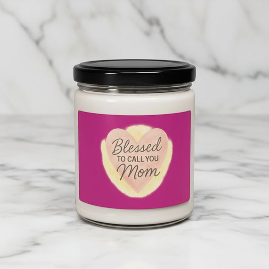 Blessed Mom Candle | Scented Soy | Aromatherapy Gift - Mother's Day, Birthday, Home Decor - Hearth&Hugz