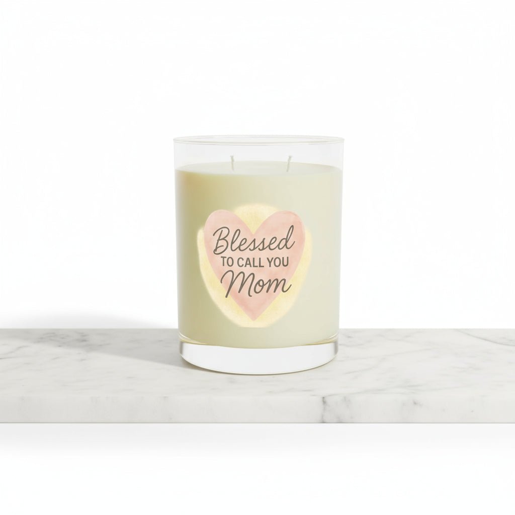Blessed Mom Candle - Perfect Mother's Day Gift, Aromatherapy, Home Decor Relaxation - Hearth&Hugz