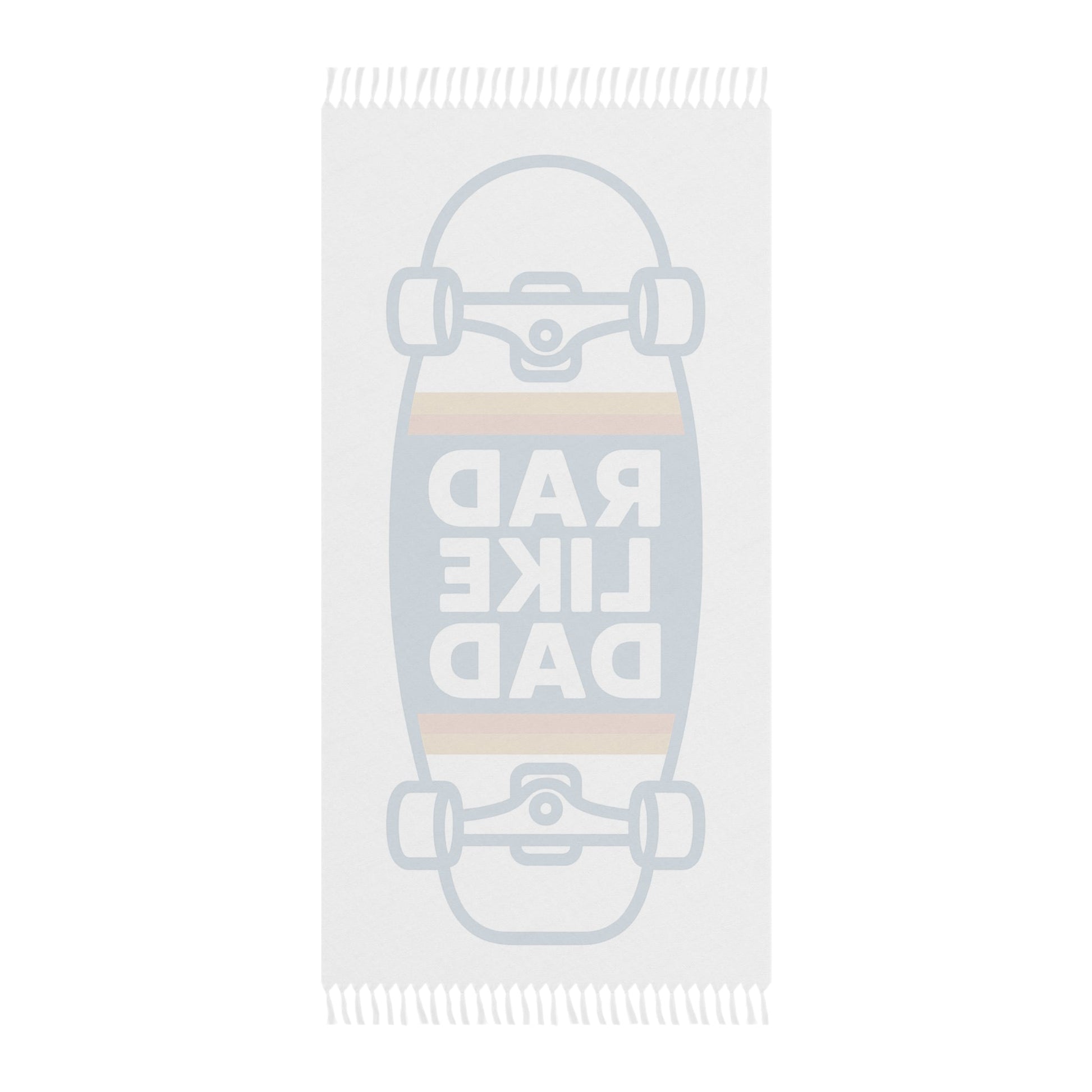Rad Dad Boho Beach Towel - Beach Day Essentials & Dad Gifts - Hearth&Hugz