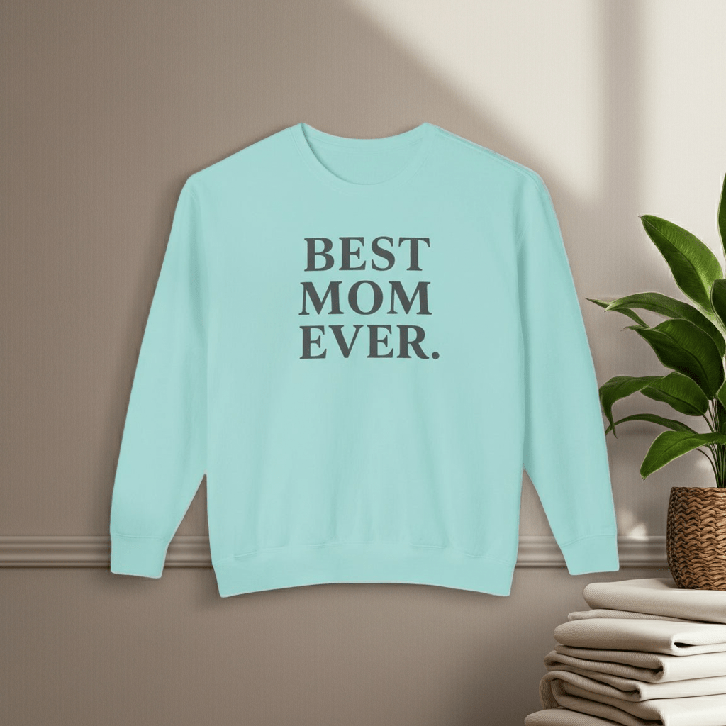 Cozy Best Mom Ever Sweatshirt: Perfect Mother's Day Gift, Casual Wear by Family Love Apparel - Hearth&Hugz