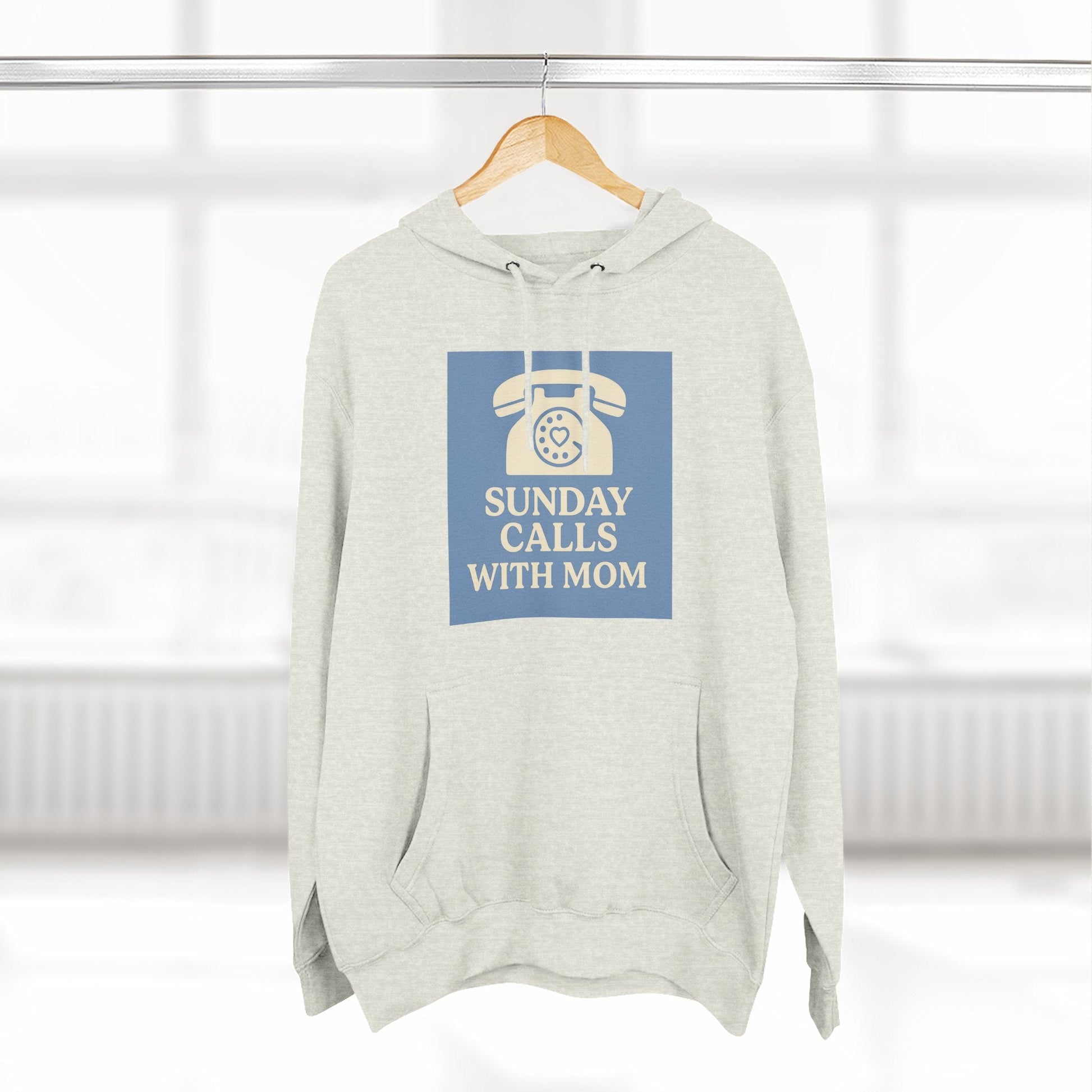 Cozy Mom Call Fleece Hoodie - The Ultimate Phone Lover's Gift - Hearth&Hugz