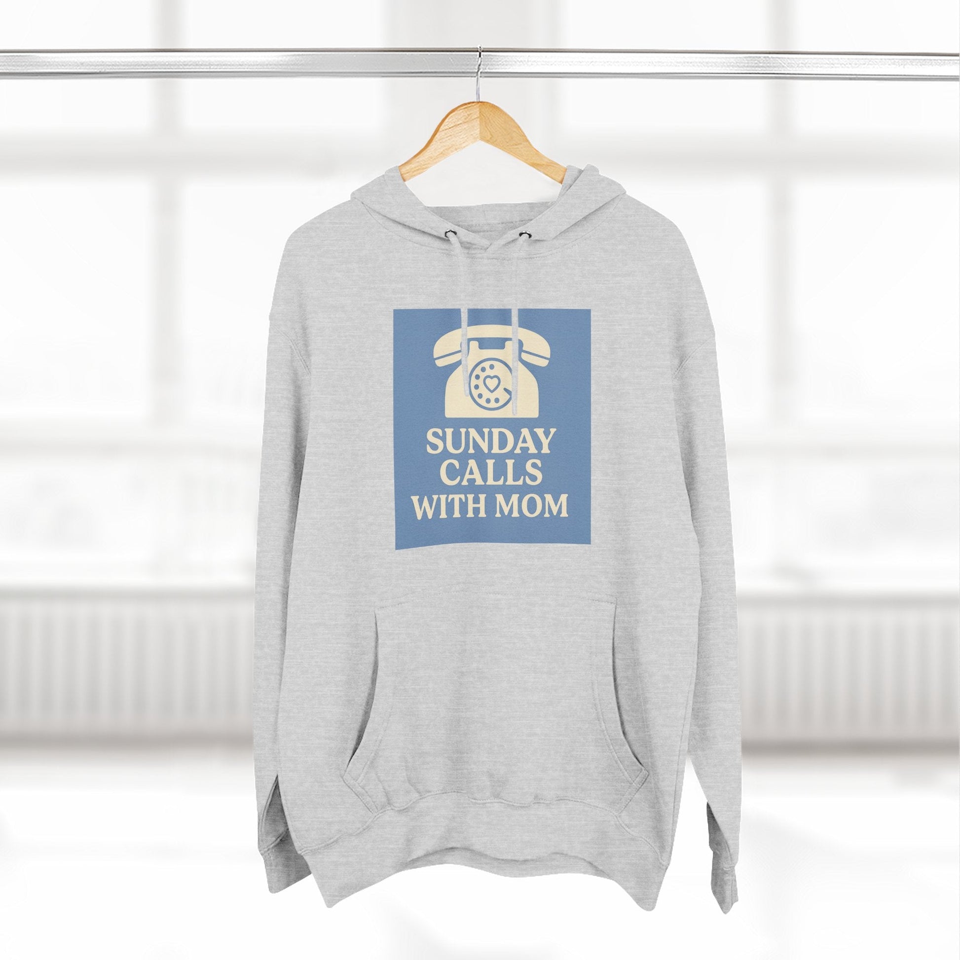 Cozy Mom Call Fleece Hoodie - The Ultimate Phone Lover's Gift - Hearth&Hugz