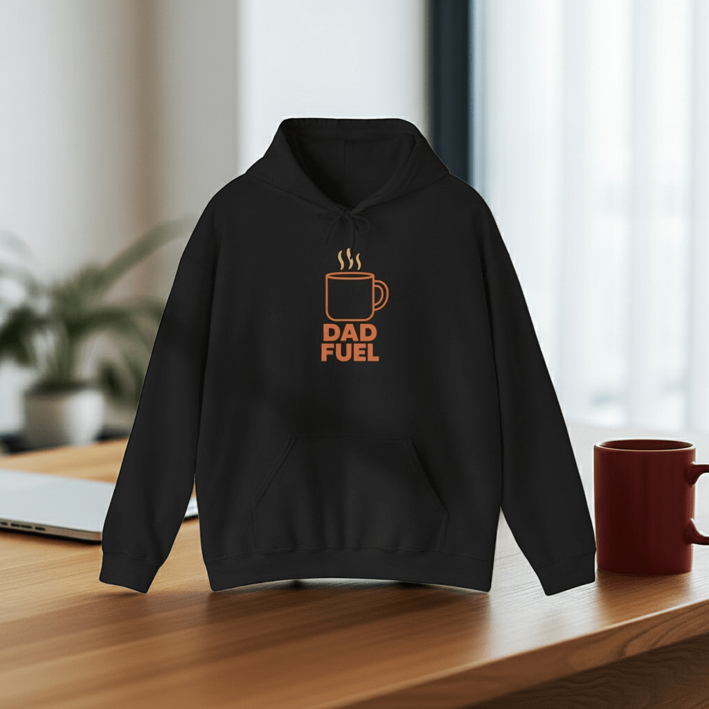 Dad Fuel Hoodie: Funny Parenting Gift for Dads - Hearth&Hugz