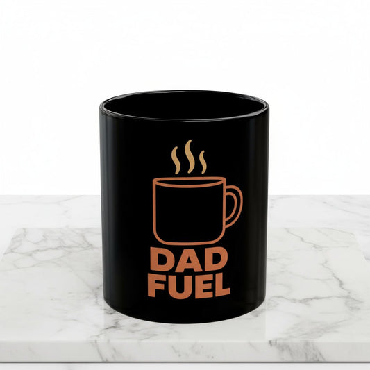Dad Fuel Mug - Ideal Fathers Day Gift for Coffee Lovers, Cozy Vibes - Hearth&Hugz