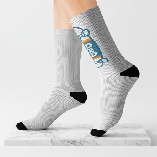 Dad Jokes Skateboarder Socks | Funny Father's Day Gift - Hearth&Hugz