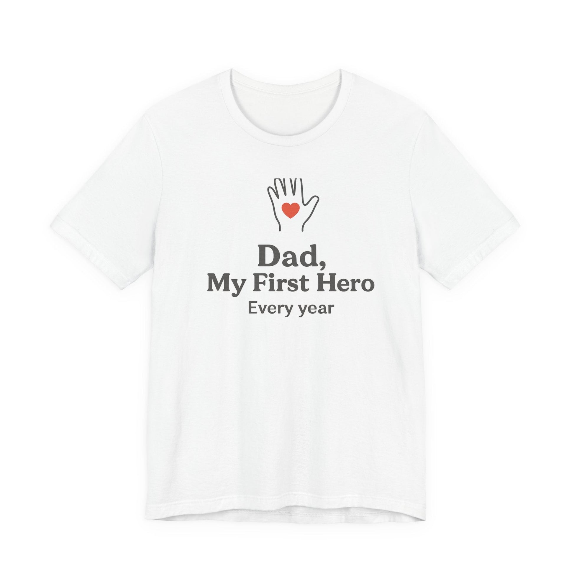 My First Hero Dad Tee, Father's Day Gift - Hearth&Hugz