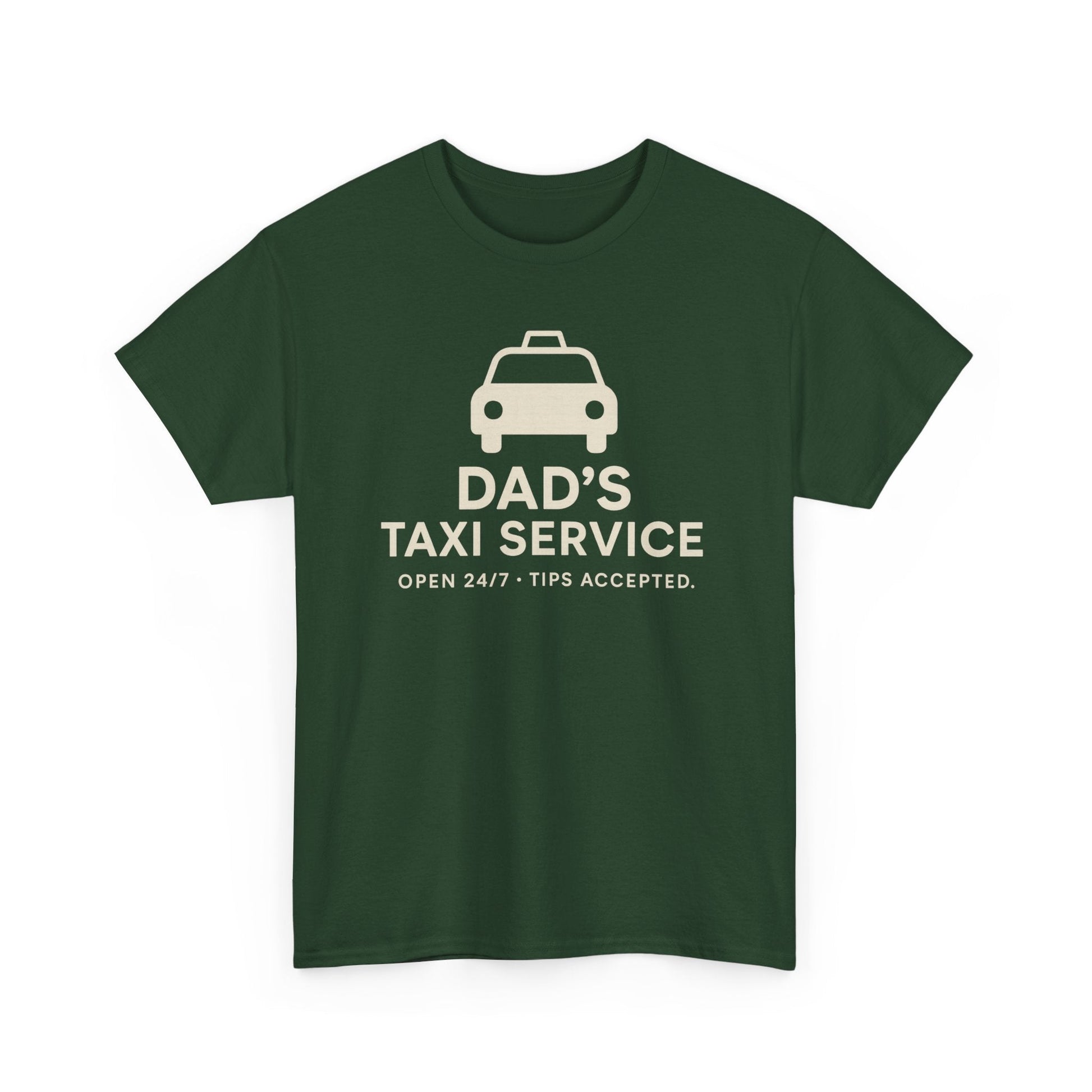 Dad's Taxi Service Tee - Perfect Father's Day Gift, Casual Dad Jokes Apparel - Hearth&Hugz