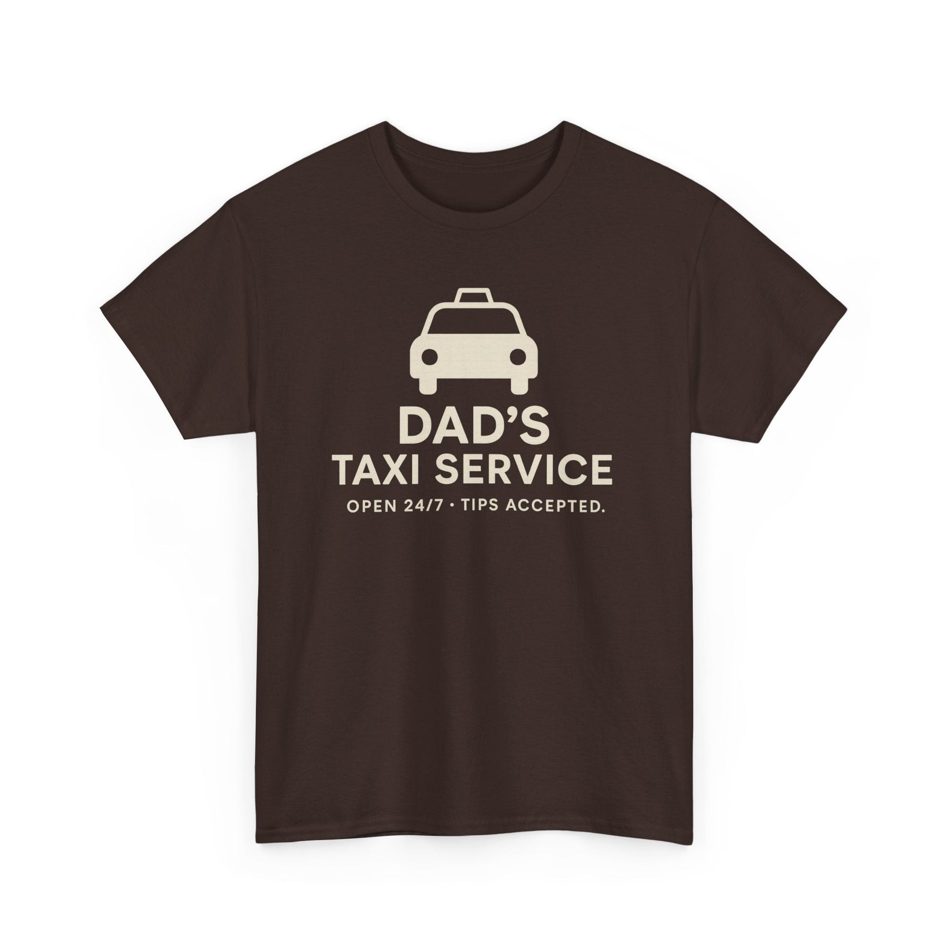 Dad's Taxi Service Tee - Perfect Father's Day Gift, Casual Dad Jokes Apparel - Hearth&Hugz