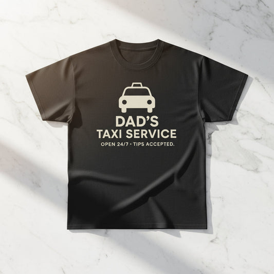 Dad’s Taxi Service Unisex Tee | Funny Father’s Day Gift, Family T-Shirt, Casual Wear - Hearth&Hugz