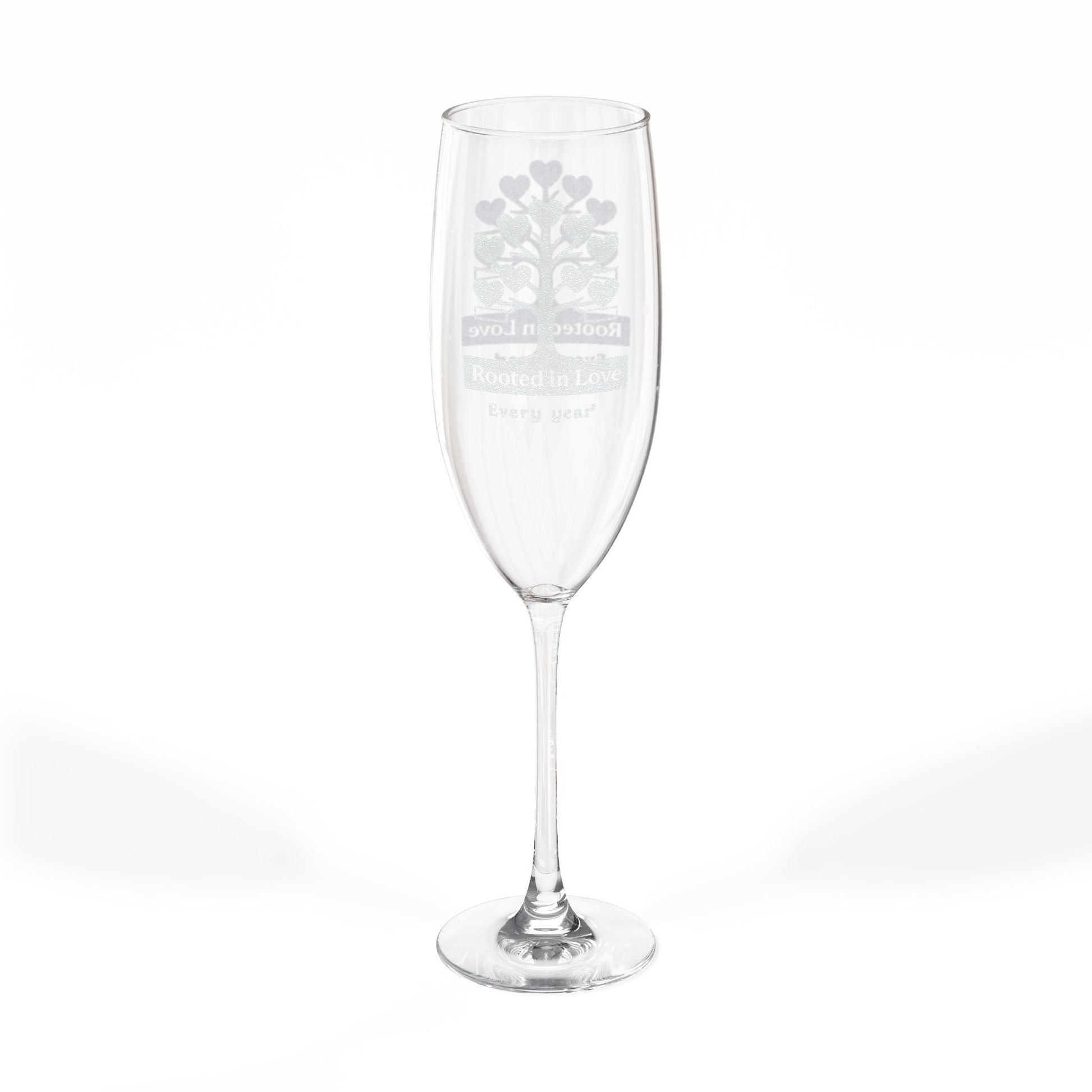 Personalized Engraved Champagne Flute - Elegant Glassware for Celebrations - Hearth&Hugz