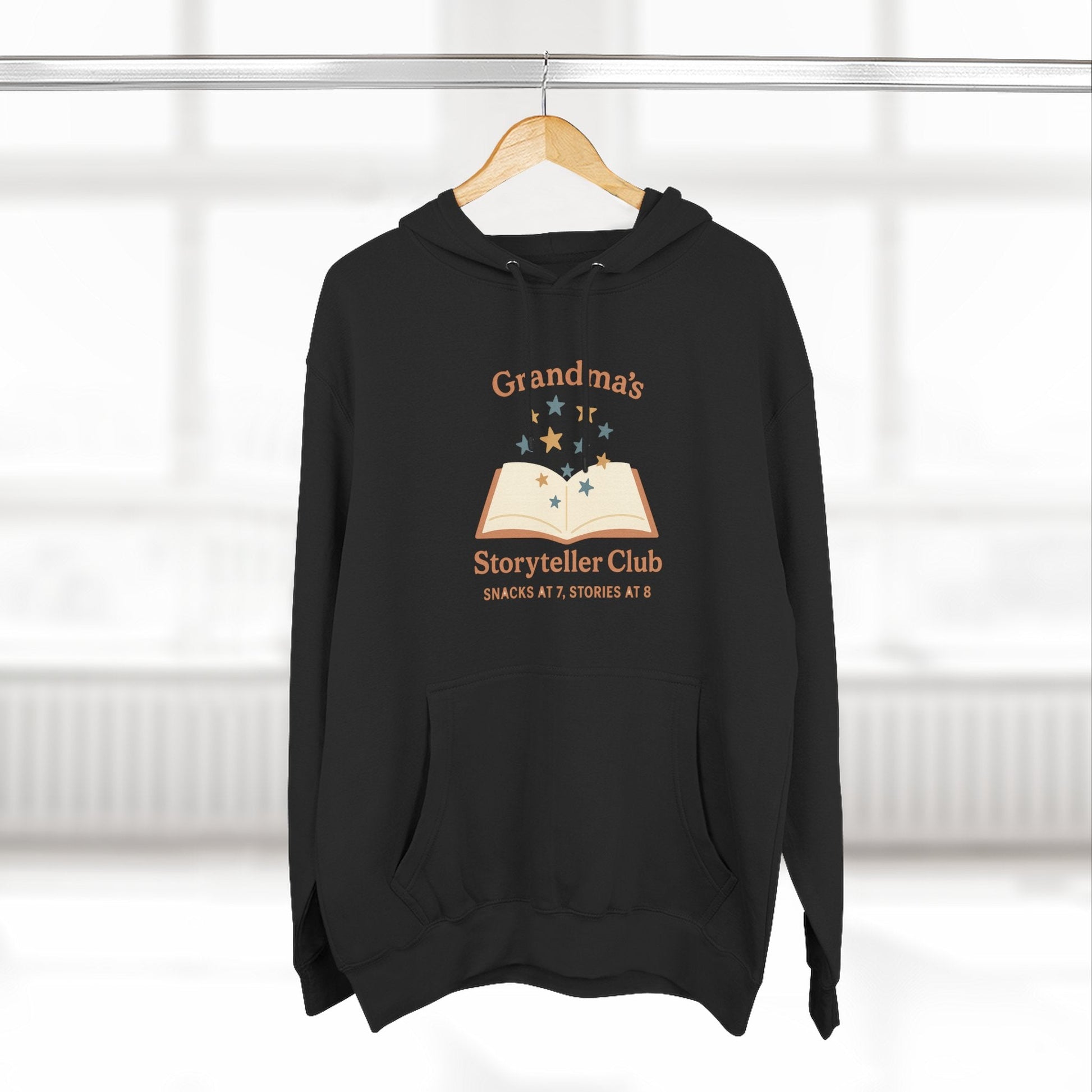 Grandma's Storyteller Club Hoodie - Cozy Gift for Grandparents & Family Gatherings - Hearth&Hugz