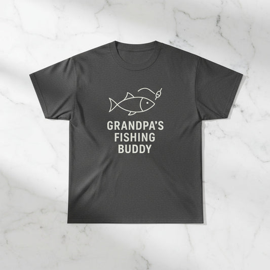 Grandpa's Fishing Buddy Tee | Grandpa Gift Shirt | Father's Day Apparel - Hearth&Hugz