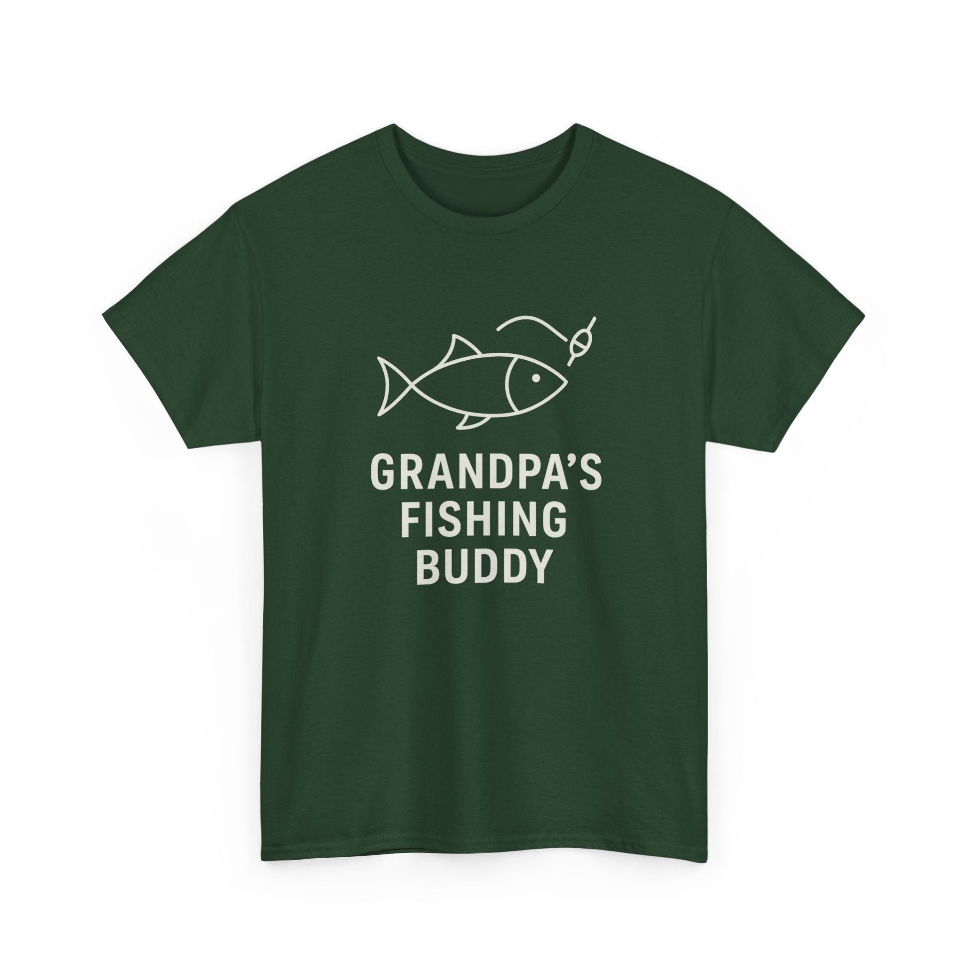 Grandpa's Fishing Buddy Tee | Grandpa Gift Shirt | Father's Day Apparel - Hearth&Hugz