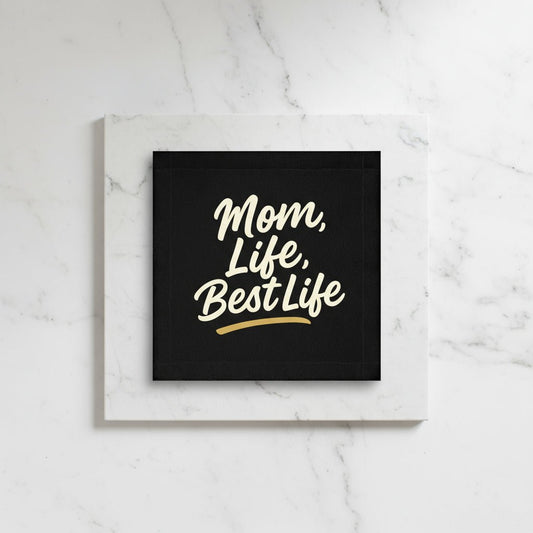 Mom Life Kitchen Towel - Fun Gift for Mothers, Spa Towel, Home Décor - Hearth&Hugz