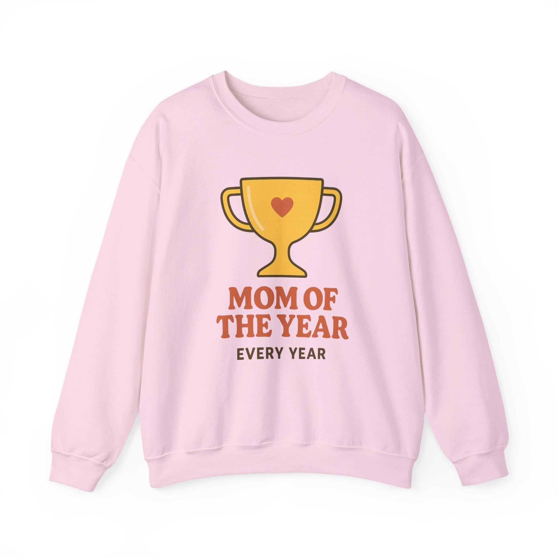 Mom of the Year Crewneck Sweatshirt | Funny Mother’s Day Gift, Cozy Casual Wear for Moms - Hearth&Hugz