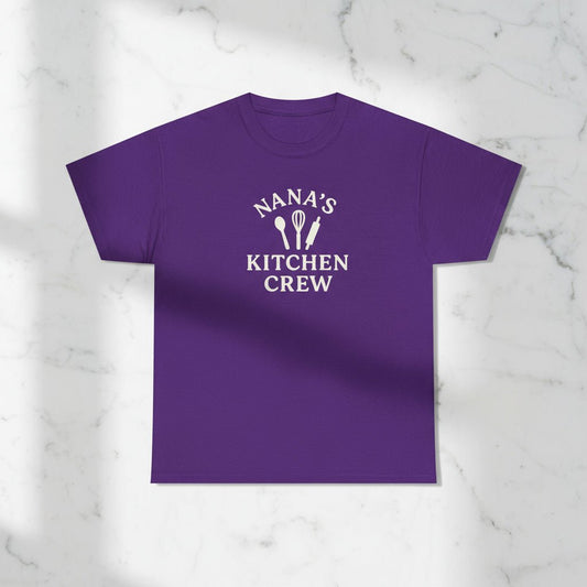 Nana's Kitchen Crew Tee - Ideal Gift for Home Cooks & Culinary Parties - Hearth&Hugz