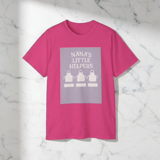 Gift for Grandma: Nana's Little Helpers Unisex Tee - Funny Family T-Shirt - Hearth&Hugz