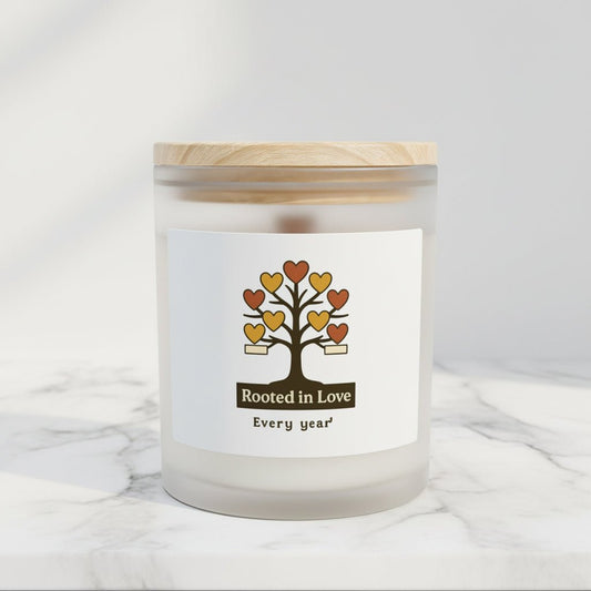 Family Gift: Eco-Friendly Seasonal Candle for Home Decor & Anniversary Present - Hearth&Hugz