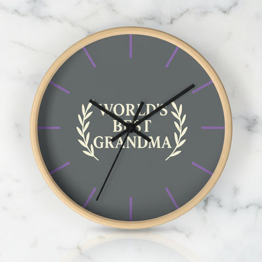 Best Grandma Wall Clock - Perfect Gift for Home Decor & Holidays! - Hearth&Hugz